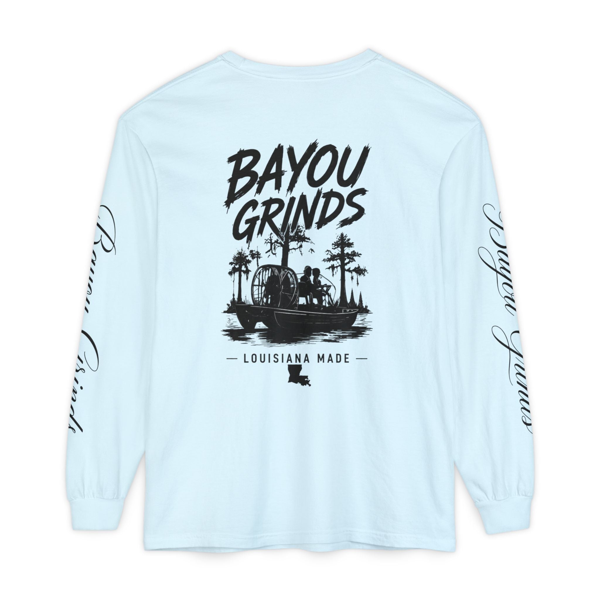 Unisex Garment-dyed Long Sleeve T-Shirt