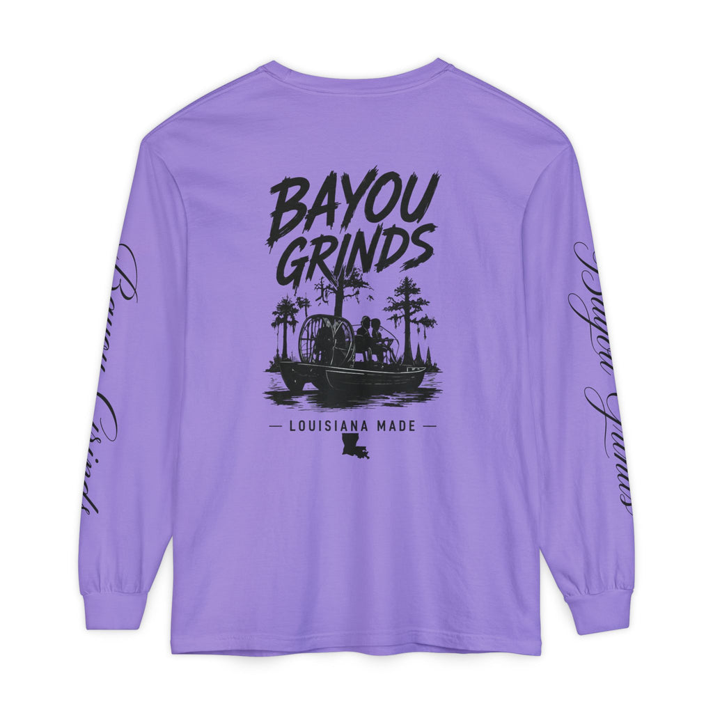 Unisex Garment-dyed Long Sleeve T-Shirt