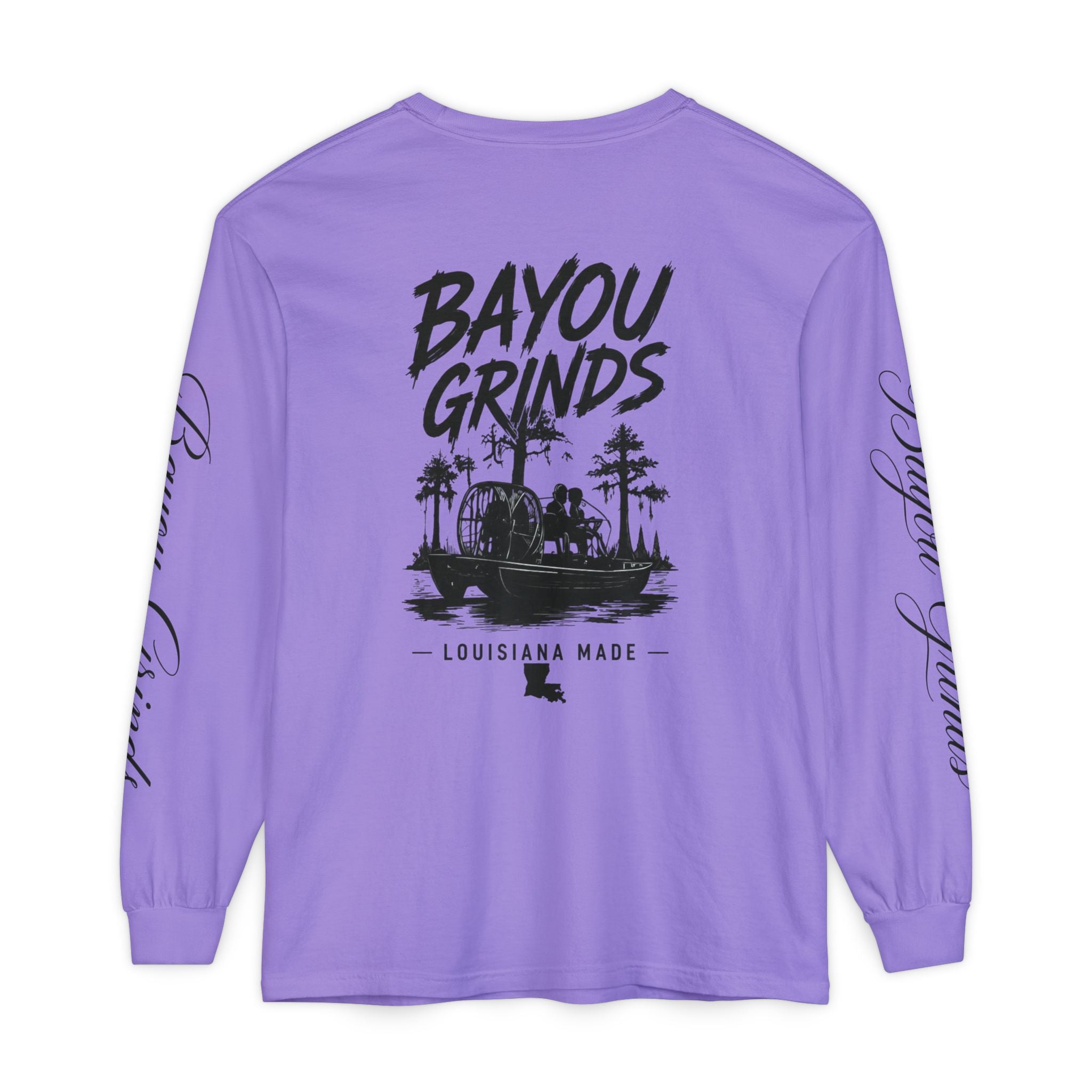 Unisex Garment-dyed Long Sleeve T-Shirt