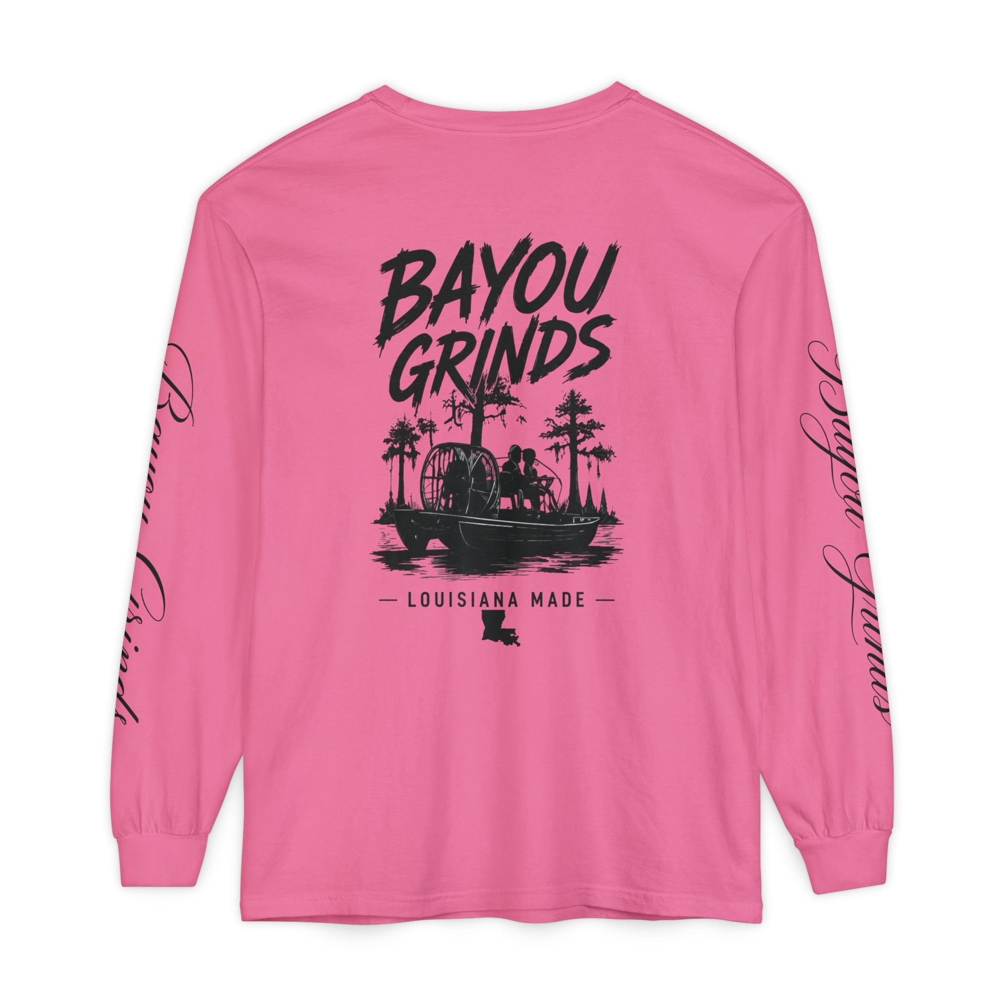Unisex Garment-dyed Long Sleeve T-Shirt