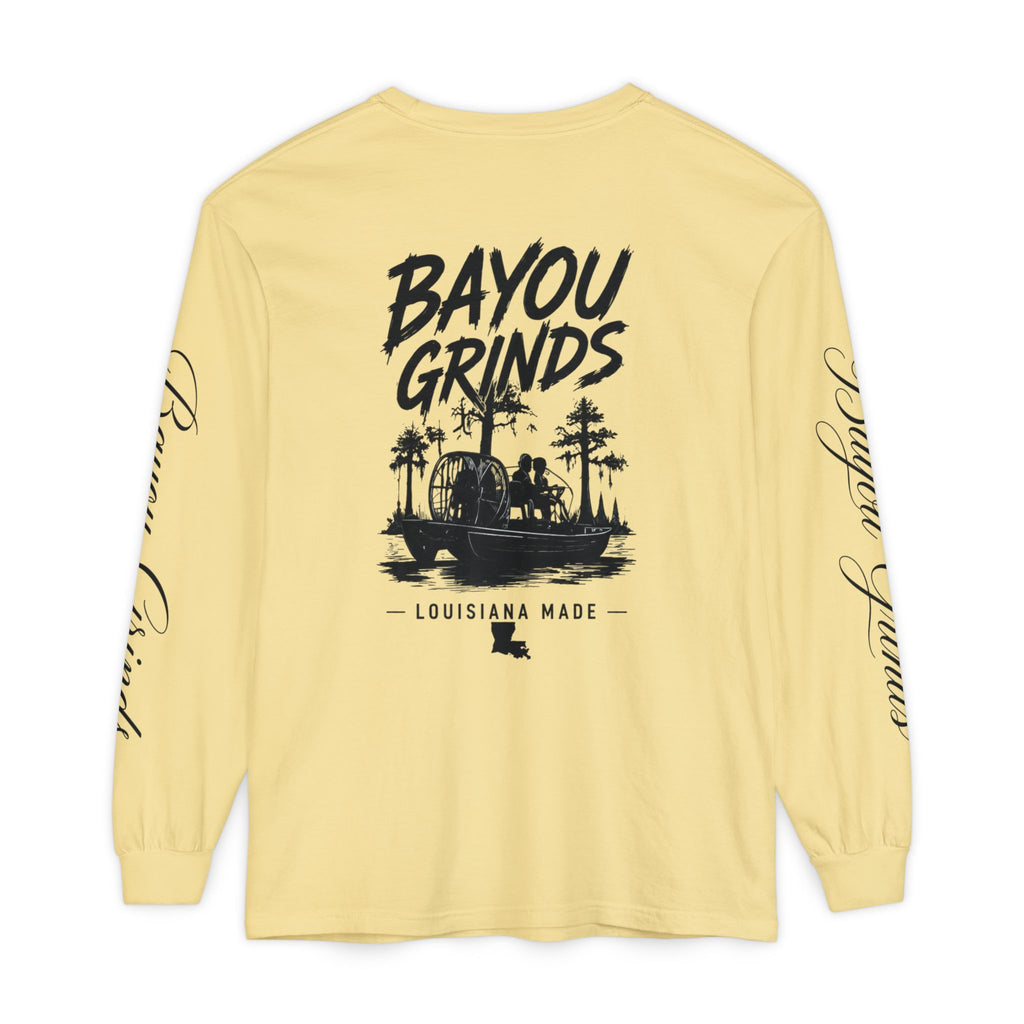 Unisex Garment-dyed Long Sleeve T-Shirt