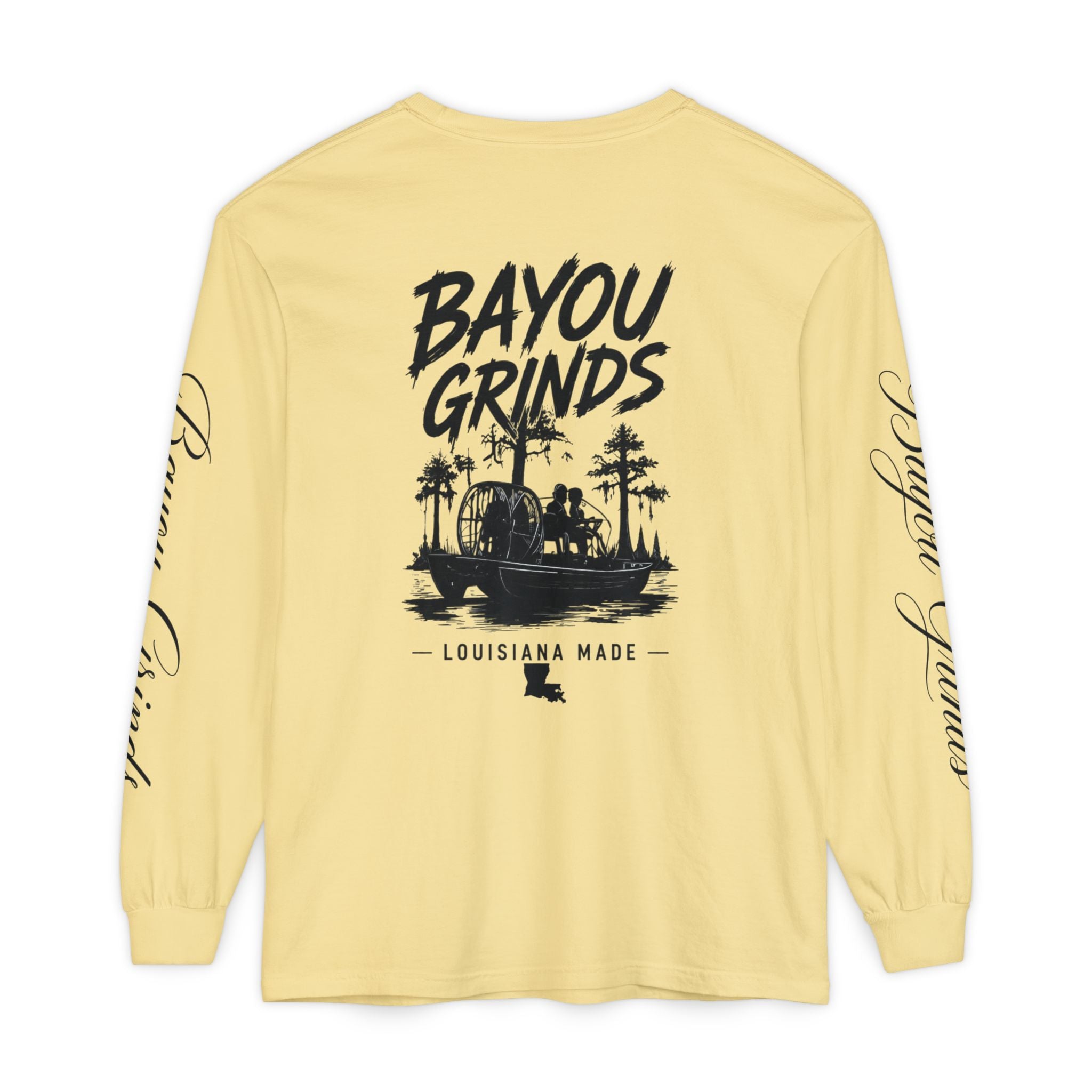 Unisex Garment-dyed Long Sleeve T-Shirt