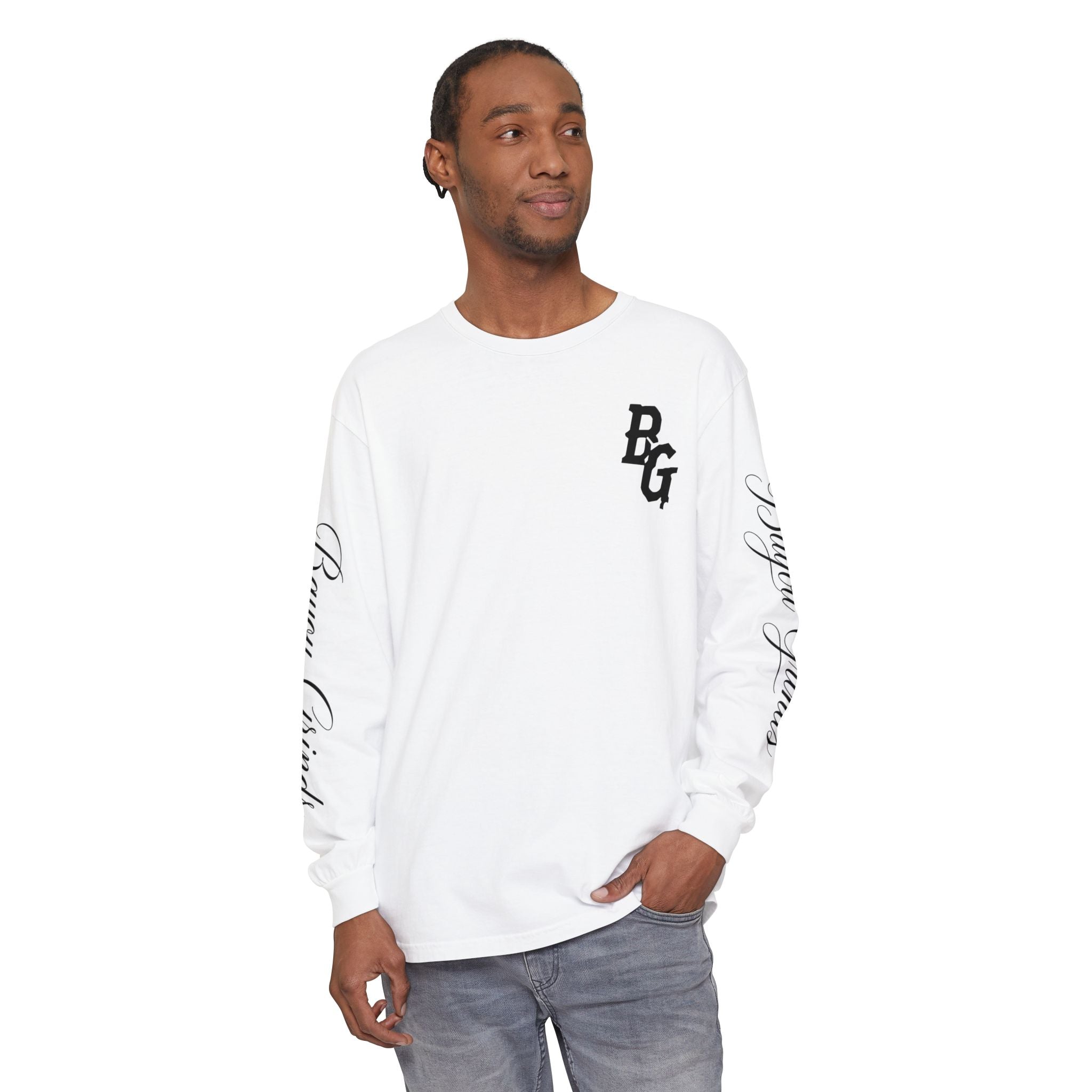 Unisex Garment-dyed Long Sleeve T-Shirt