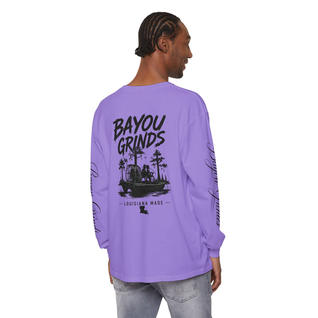 Unisex Garment-dyed Long Sleeve T-Shirt