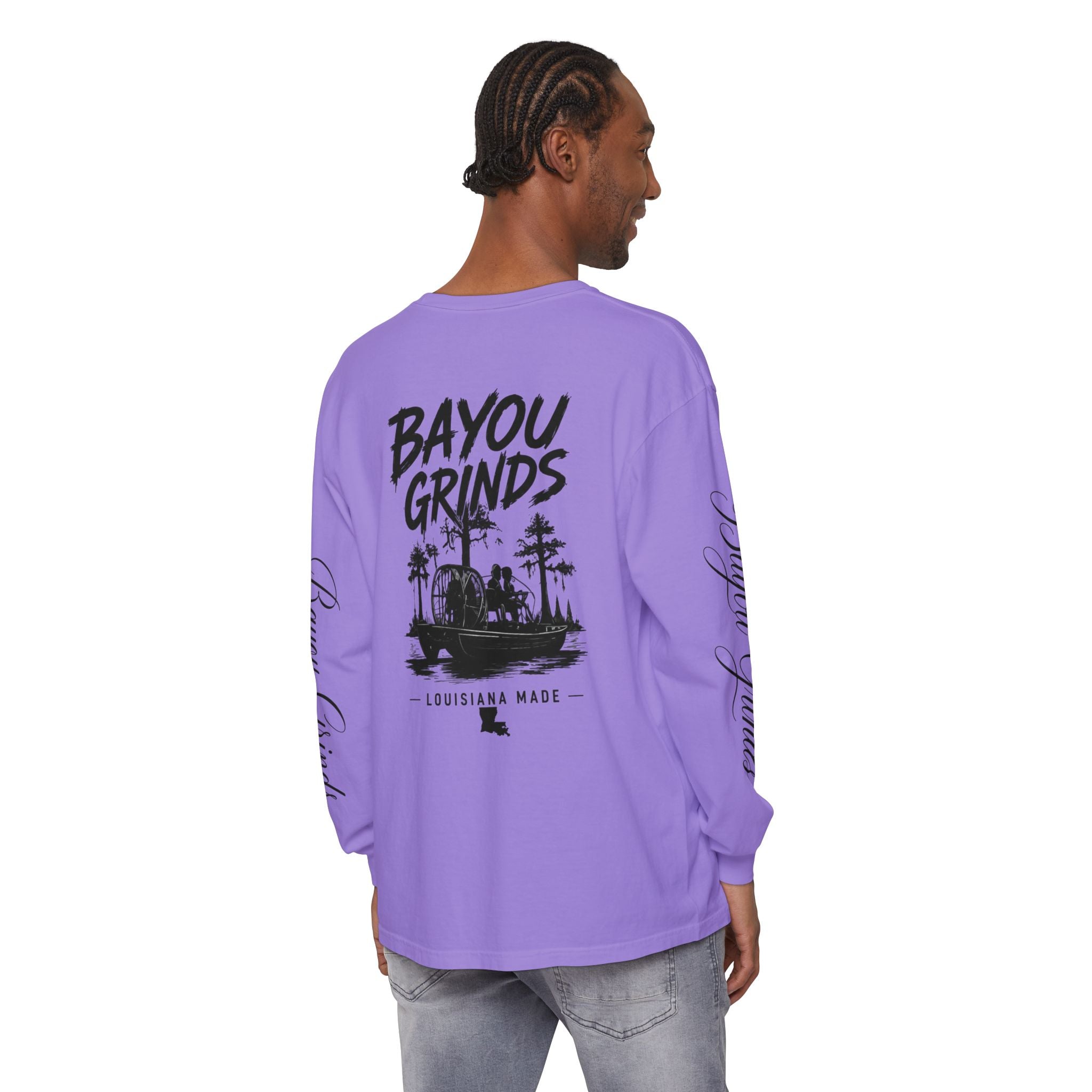 Unisex Garment-dyed Long Sleeve T-Shirt