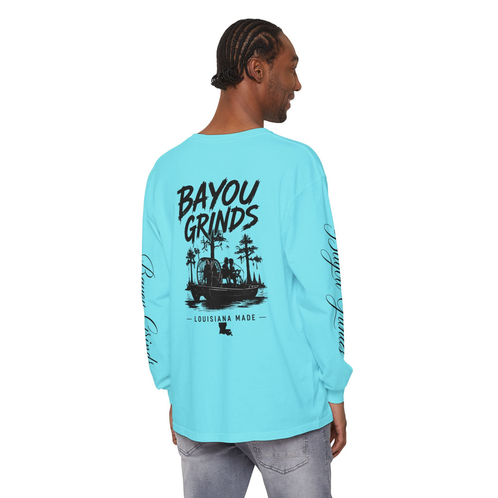 Unisex Garment-dyed Long Sleeve T-Shirt