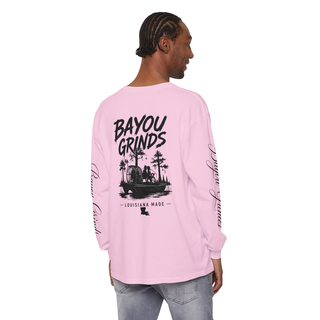 Unisex Garment-dyed Long Sleeve T-Shirt