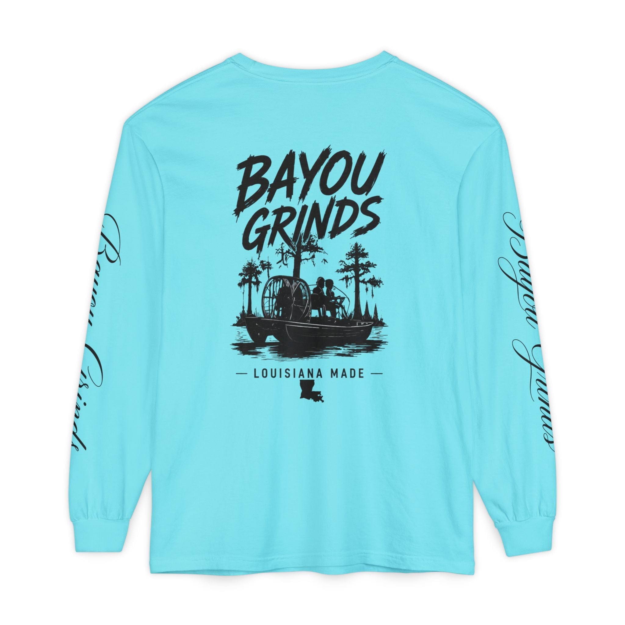 Unisex Garment-dyed Long Sleeve T-Shirt