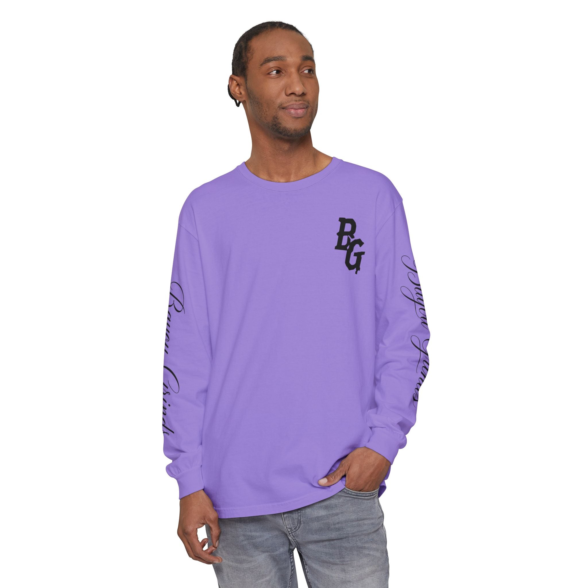 Unisex Garment-dyed Long Sleeve T-Shirt