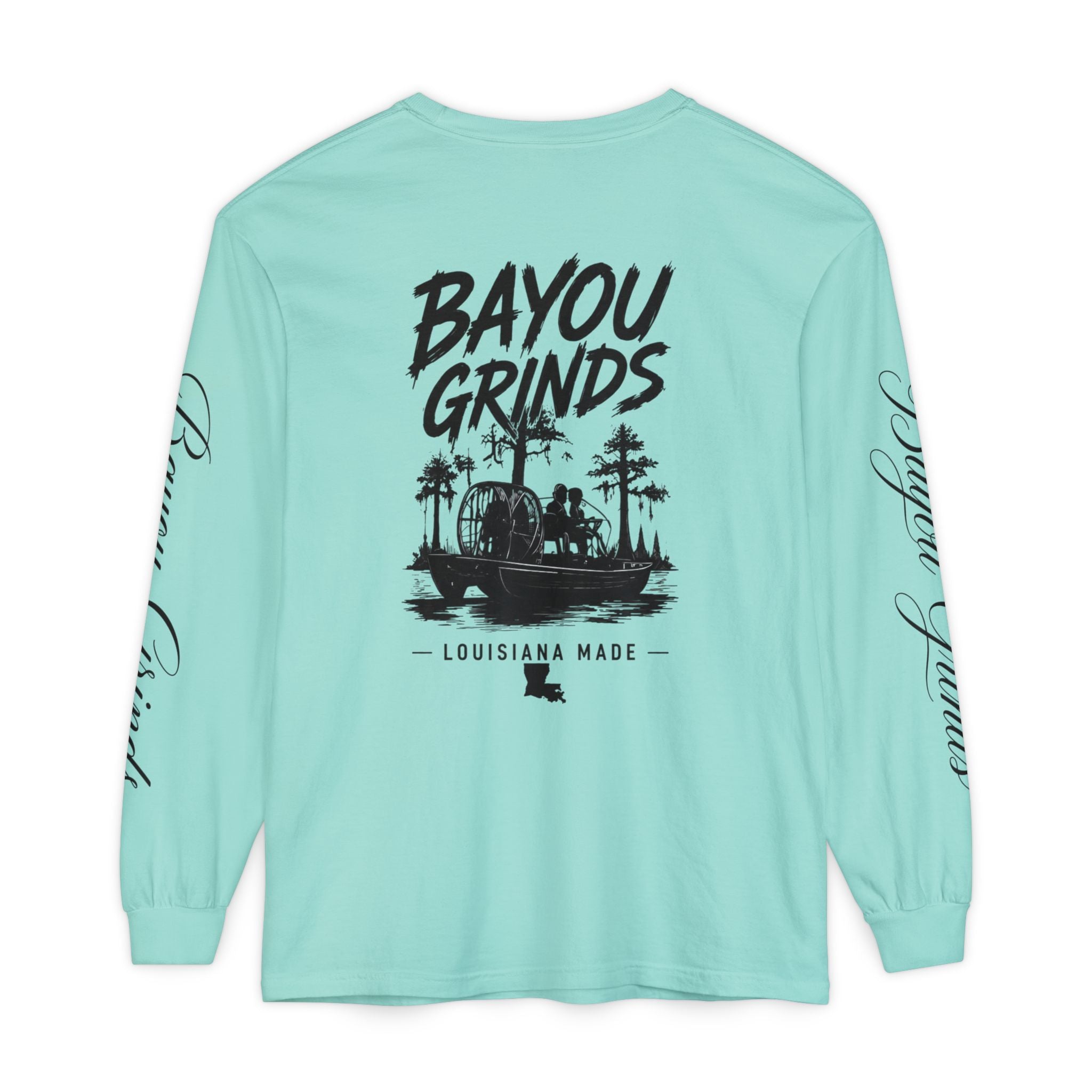 Unisex Garment-dyed Long Sleeve T-Shirt