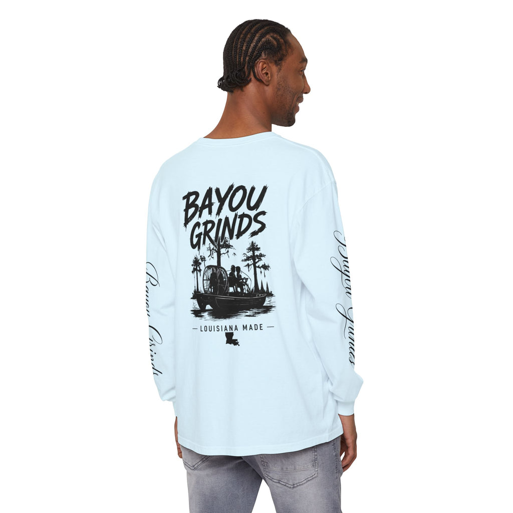 Unisex Garment-dyed Long Sleeve T-Shirt