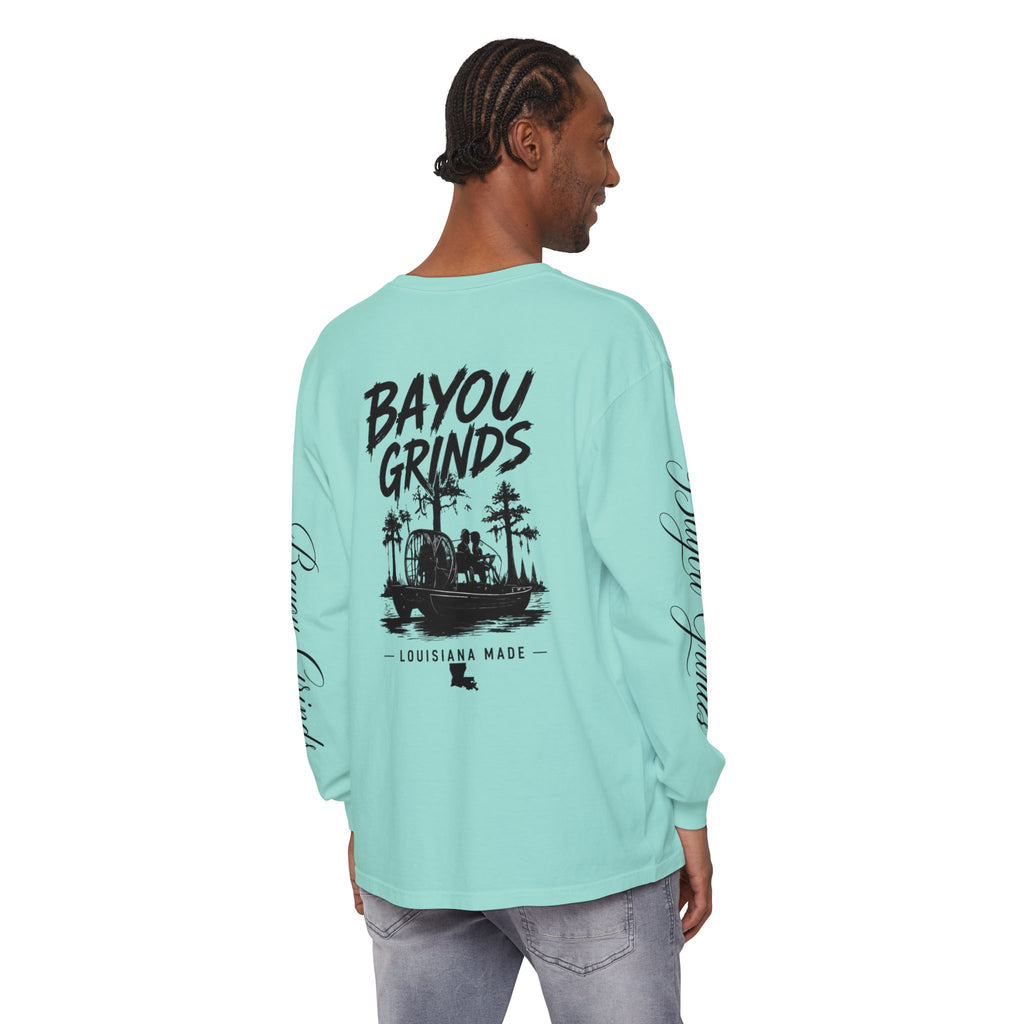 Unisex Garment-dyed Long Sleeve T-Shirt