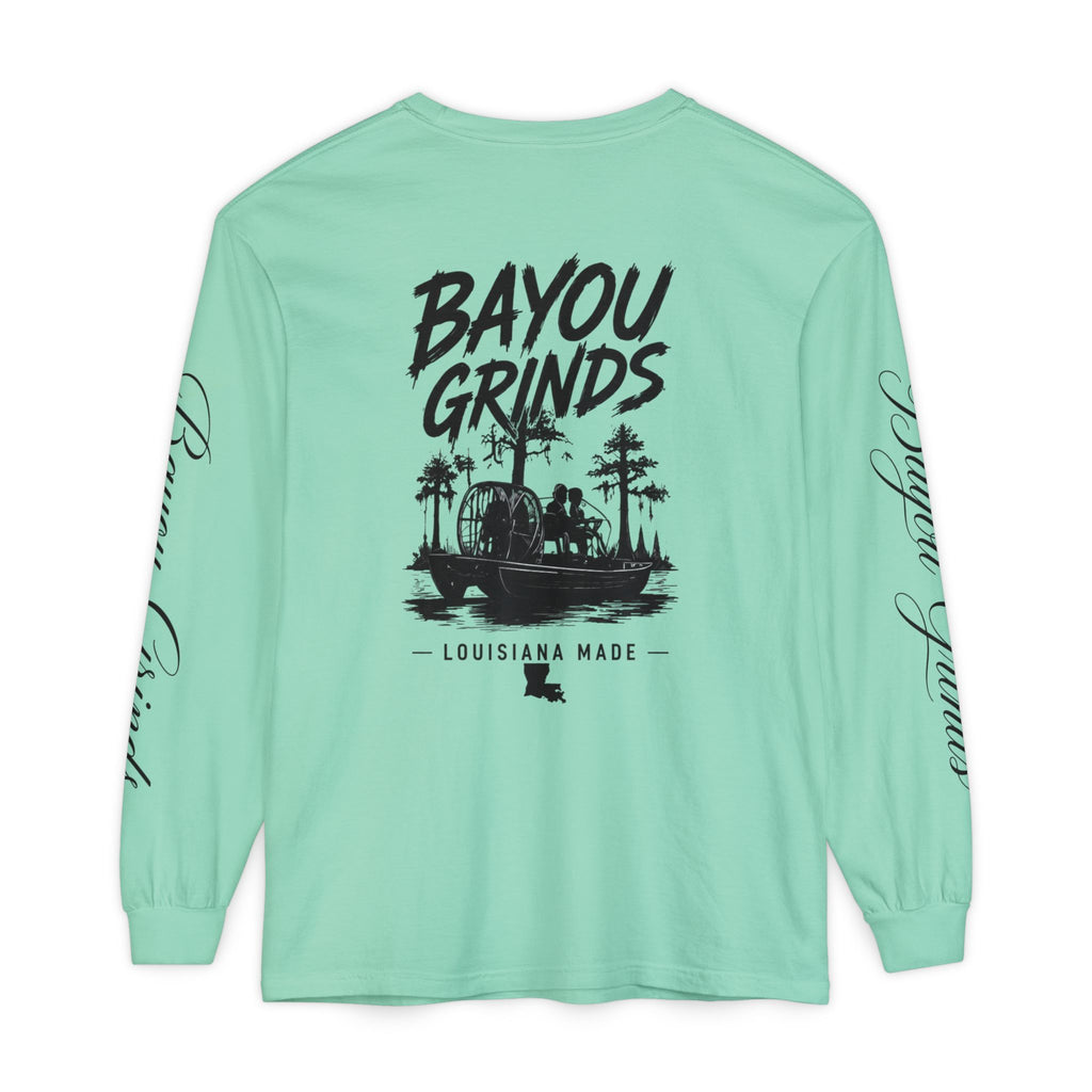 Unisex Garment-dyed Long Sleeve T-Shirt