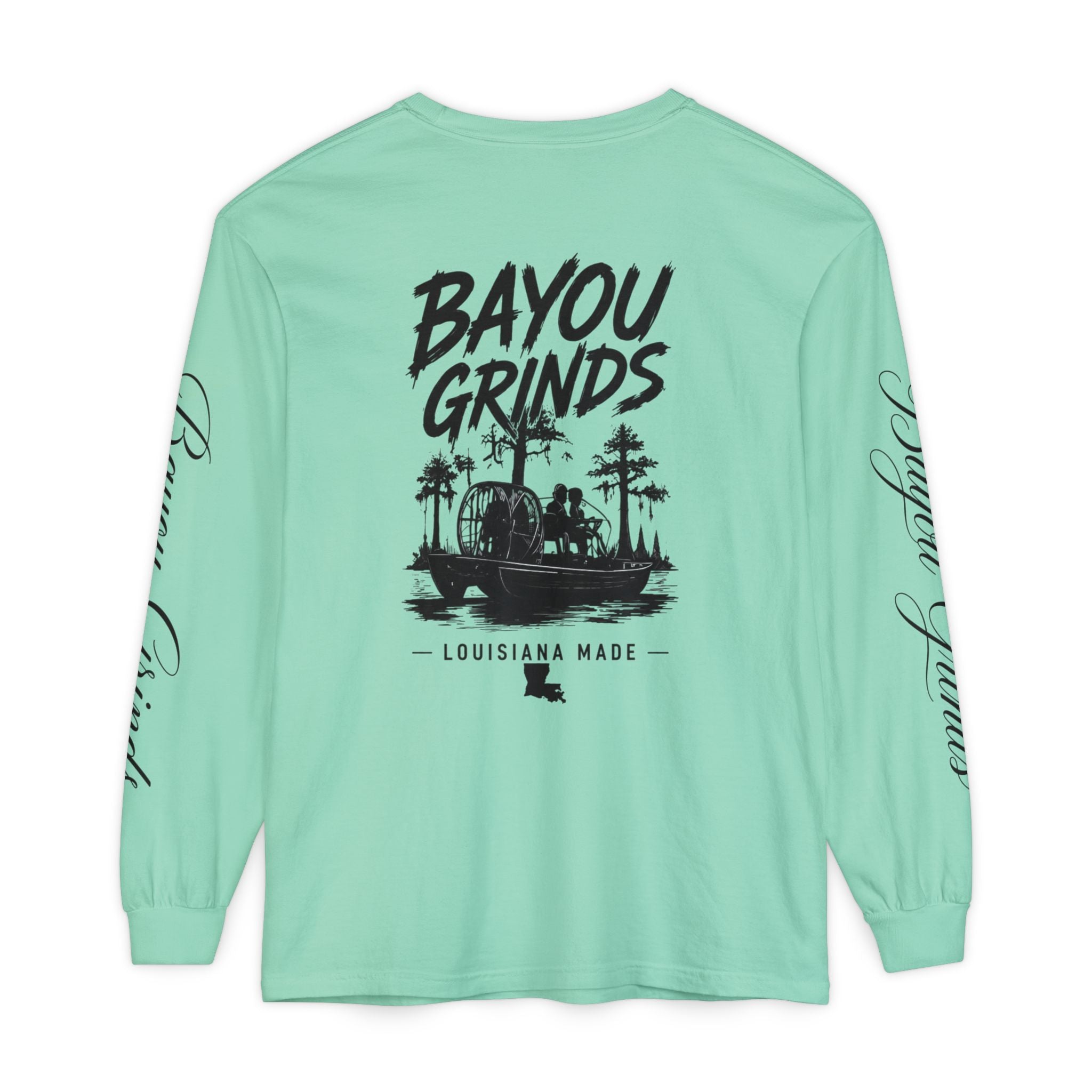 Unisex Garment-dyed Long Sleeve T-Shirt