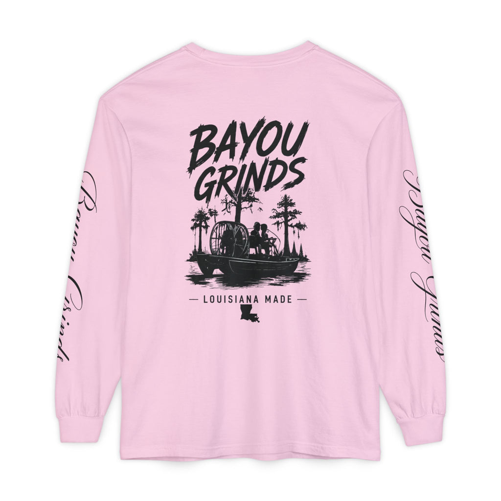 Unisex Garment-dyed Long Sleeve T-Shirt