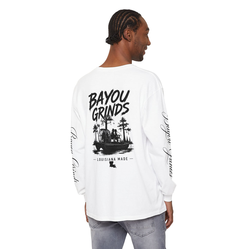 Unisex Garment-dyed Long Sleeve T-Shirt