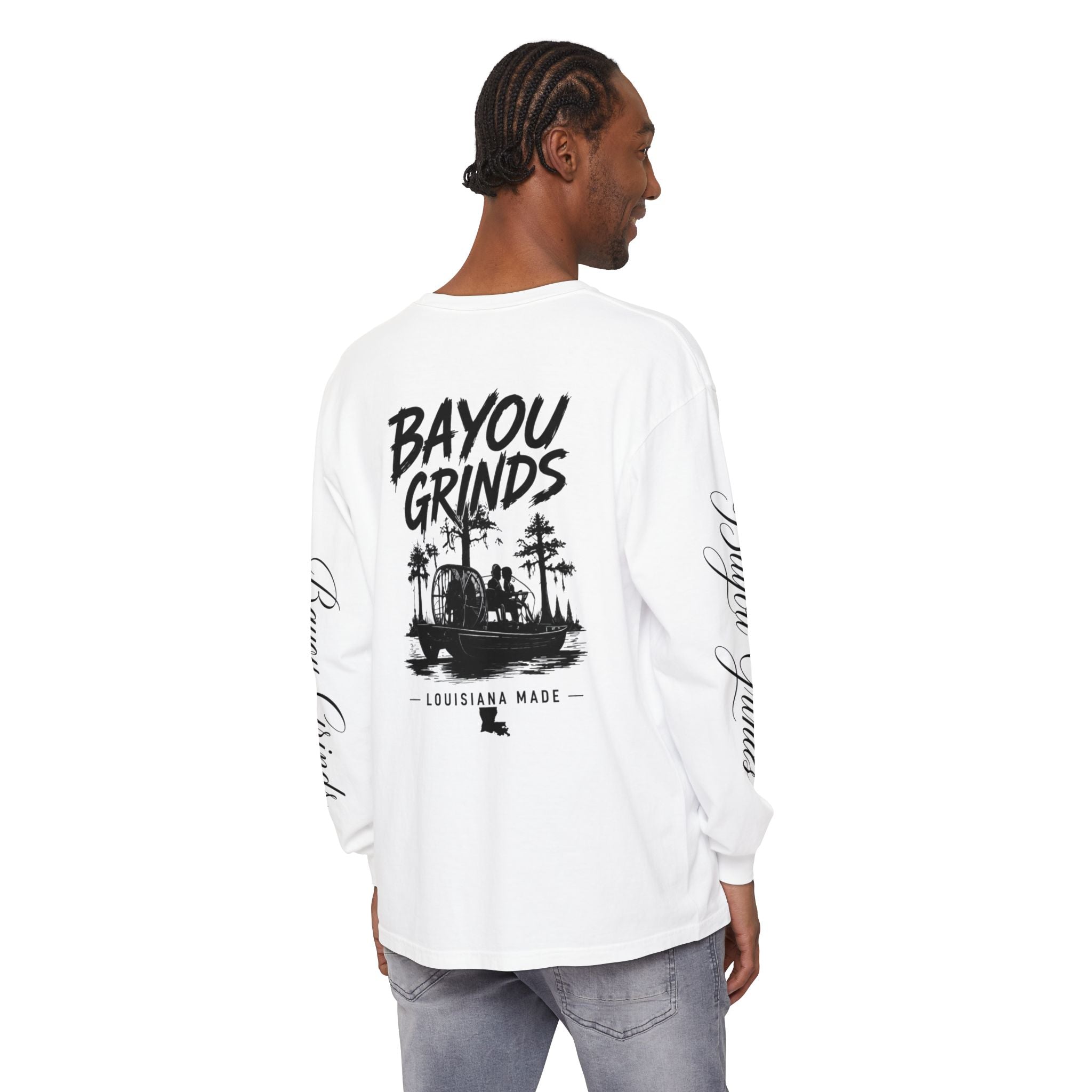 Unisex Garment-dyed Long Sleeve T-Shirt