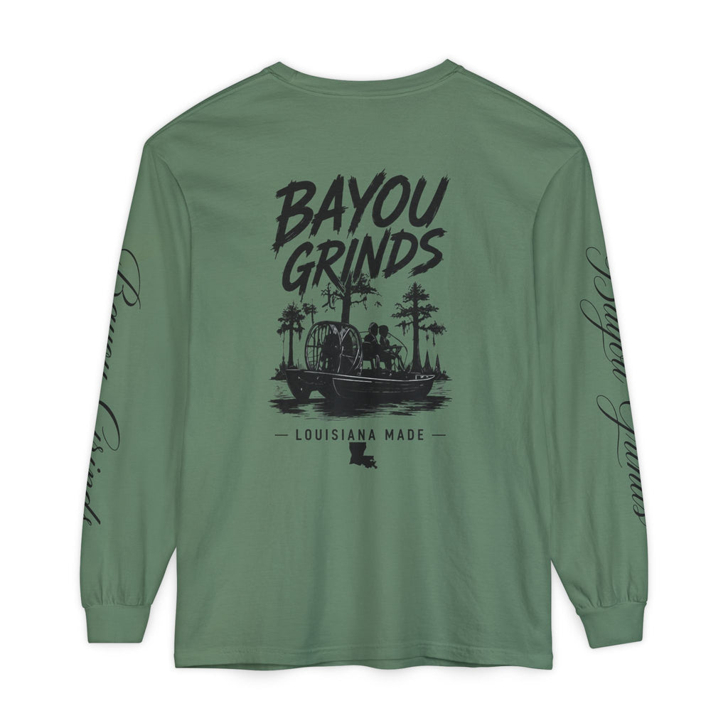 Unisex Garment-dyed Long Sleeve T-Shirt