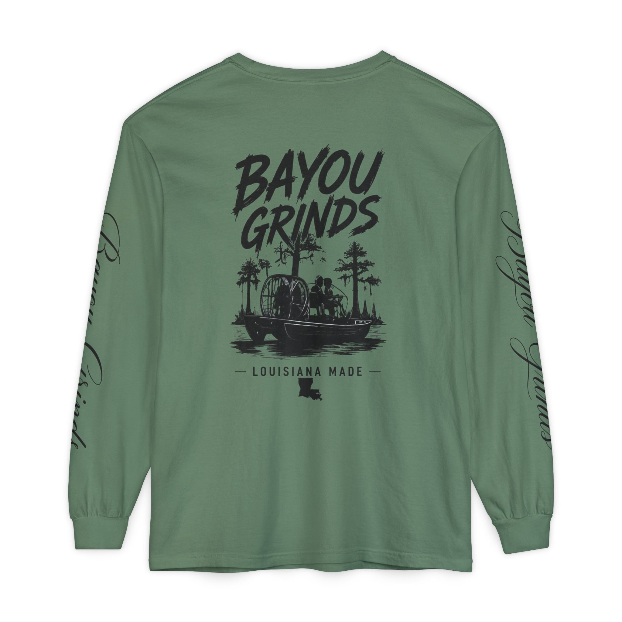 Unisex Garment-dyed Long Sleeve T-Shirt