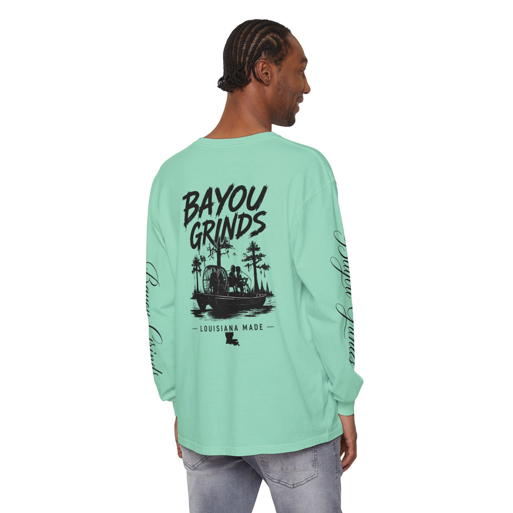 Unisex Garment-dyed Long Sleeve T-Shirt