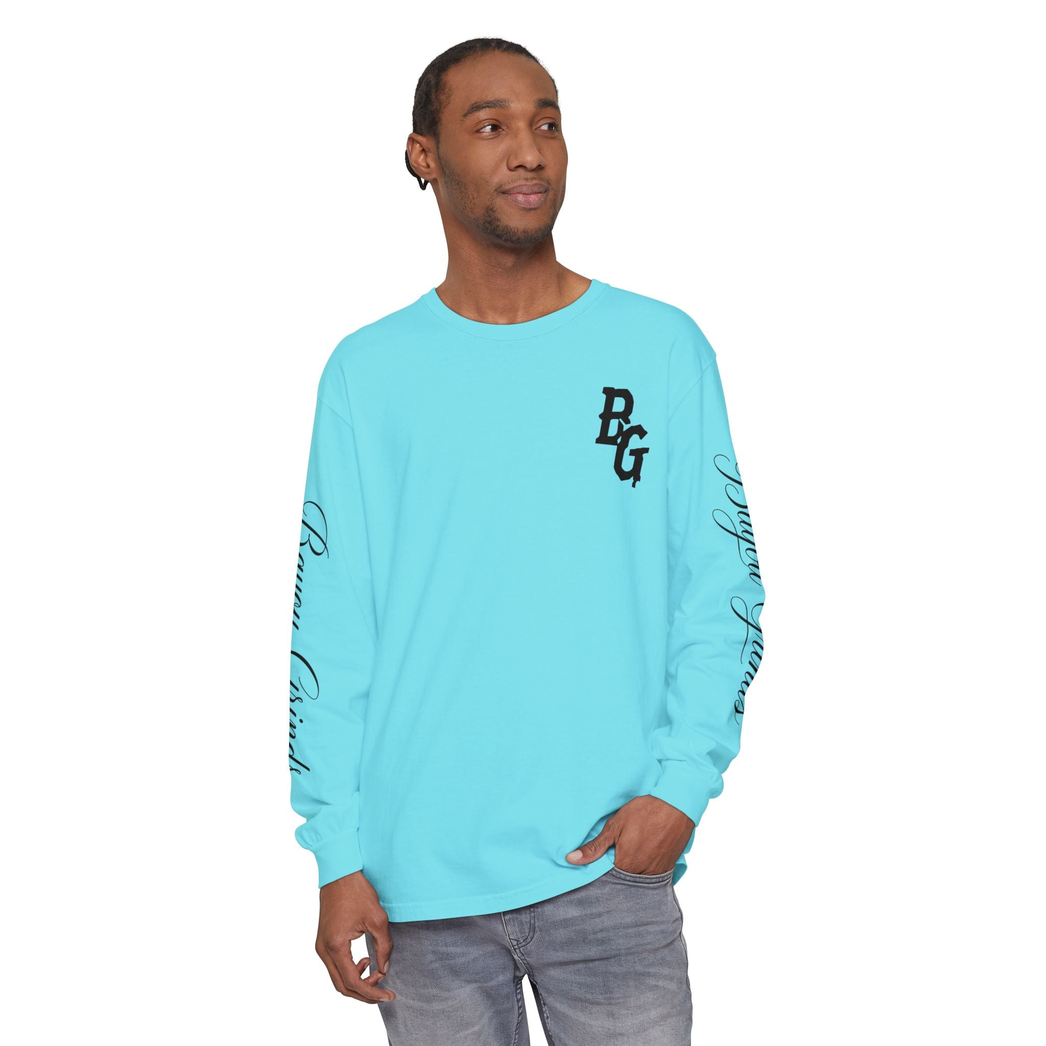 Unisex Garment-dyed Long Sleeve T-Shirt