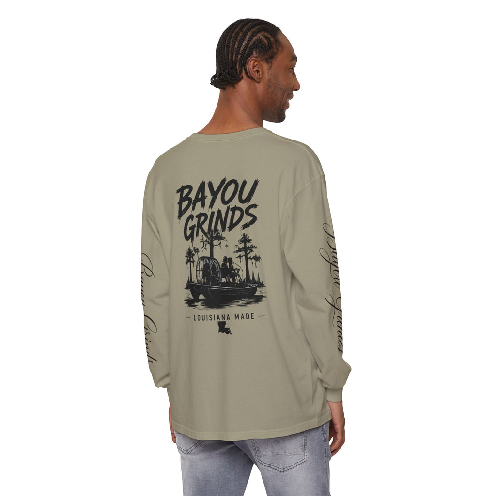 Unisex Garment-dyed Long Sleeve T-Shirt