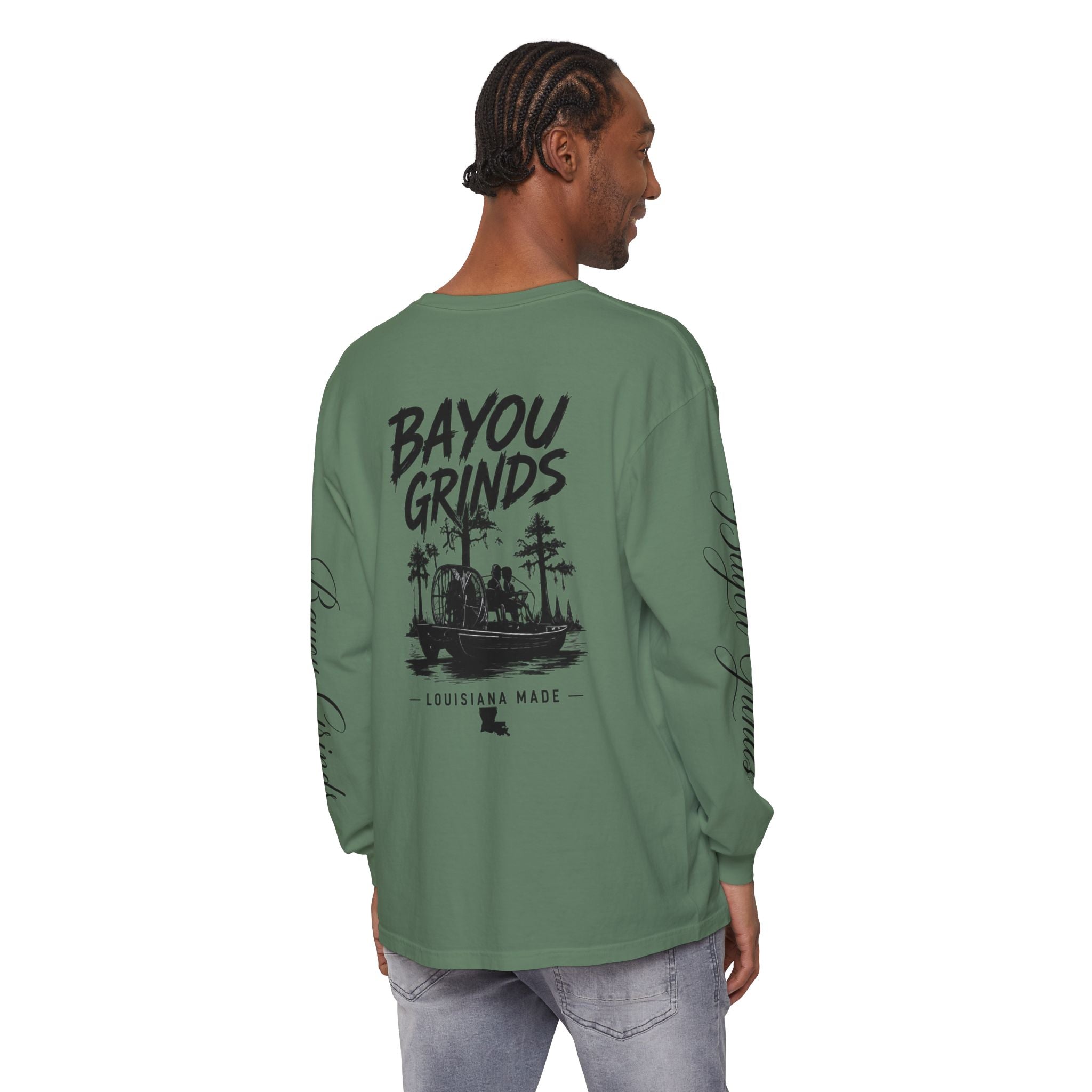 Unisex Garment-dyed Long Sleeve T-Shirt