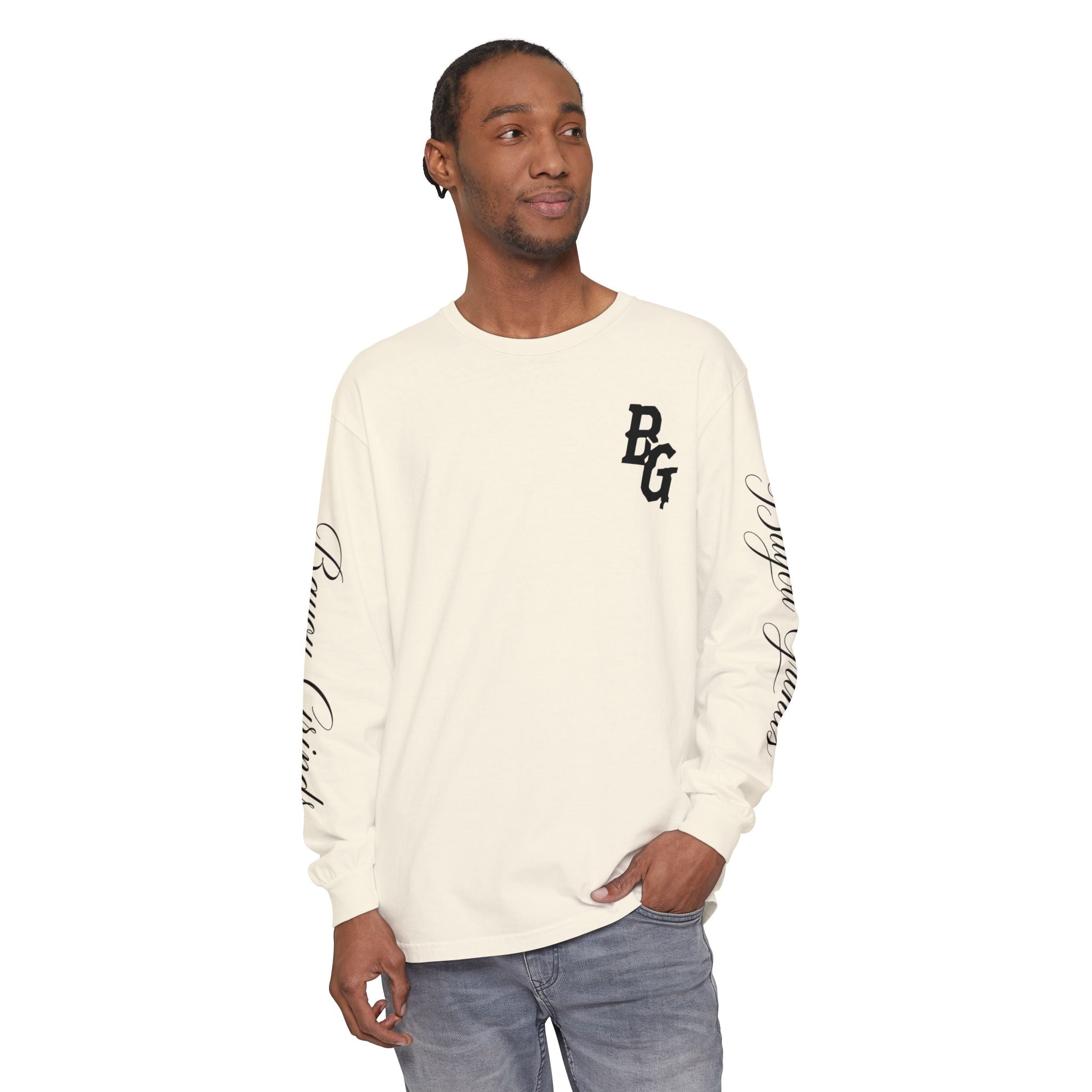 Unisex Garment-dyed Long Sleeve T-Shirt
