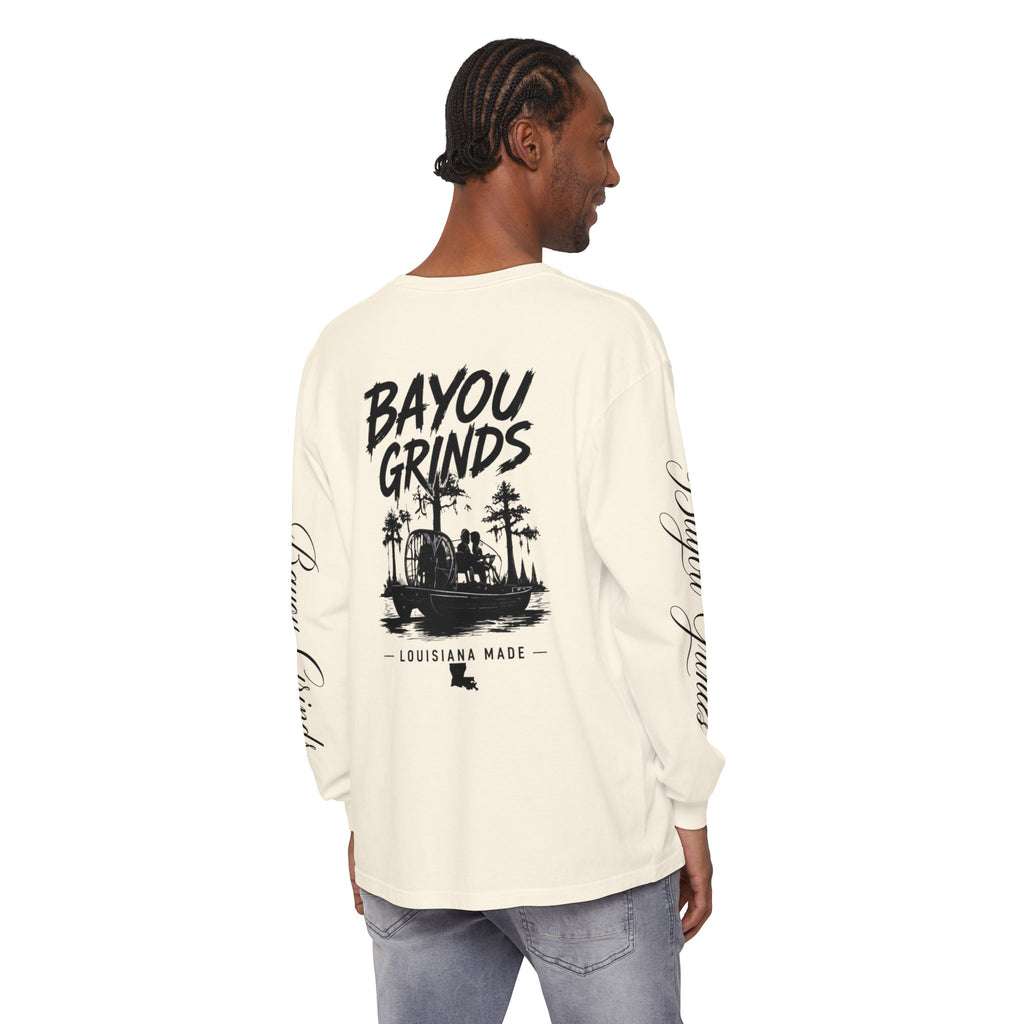 Unisex Garment-dyed Long Sleeve T-Shirt