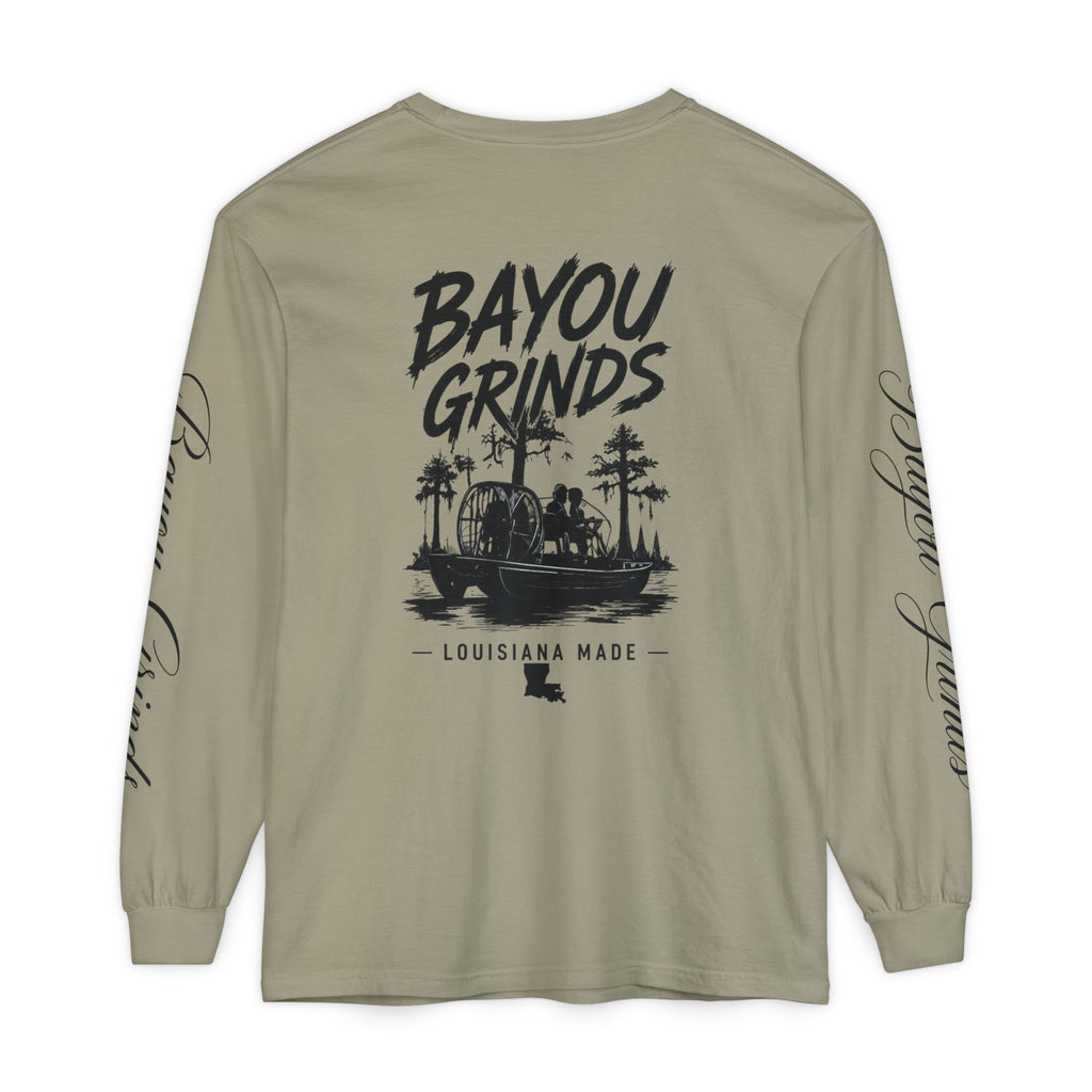 Unisex Garment-dyed Long Sleeve T-Shirt