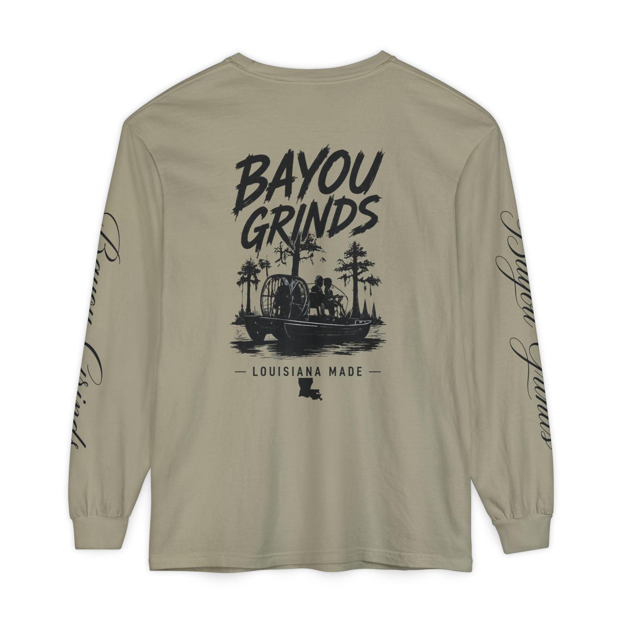 Unisex Garment-dyed Long Sleeve T-Shirt