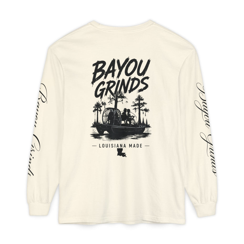 Unisex Garment-dyed Long Sleeve T-Shirt