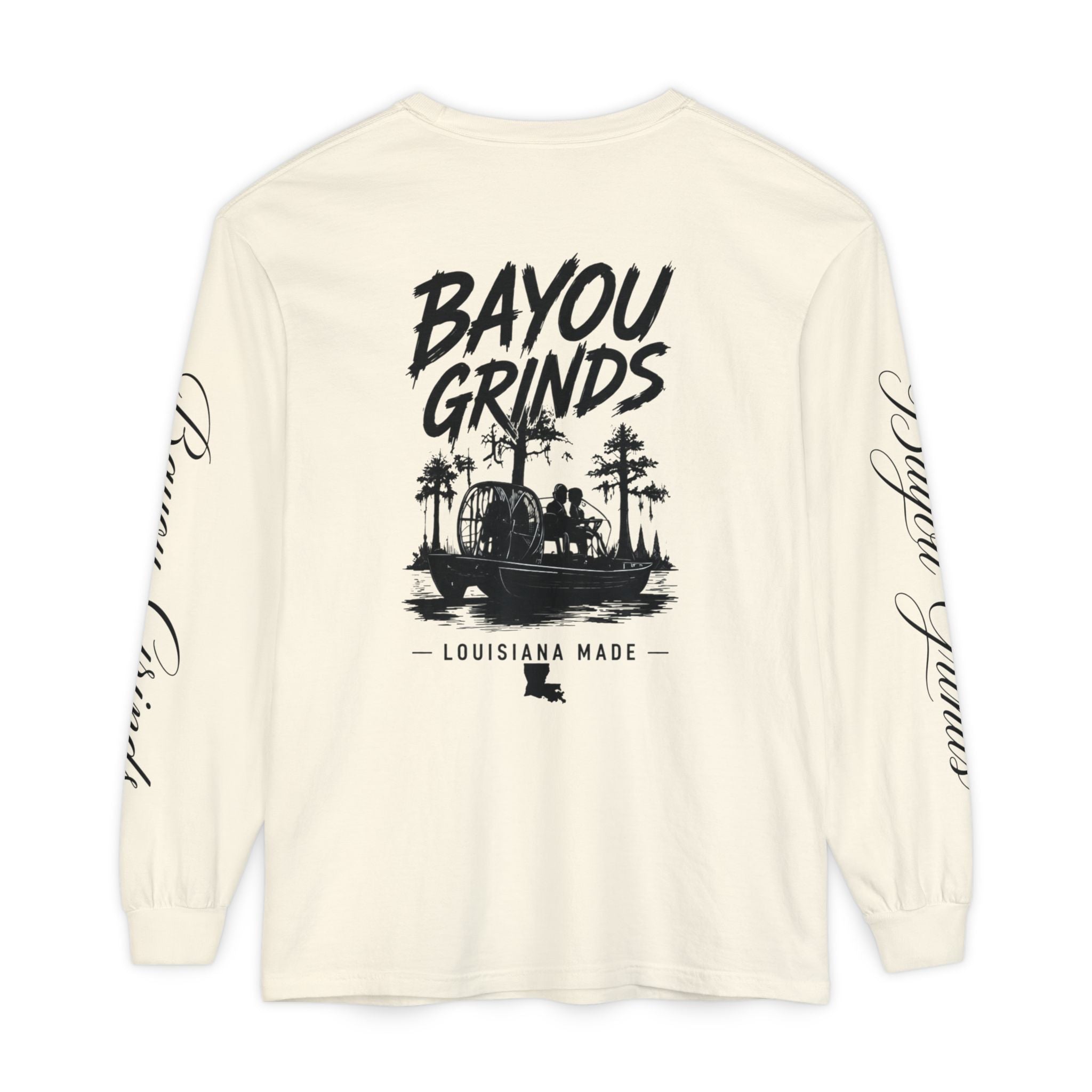 Unisex Garment-dyed Long Sleeve T-Shirt