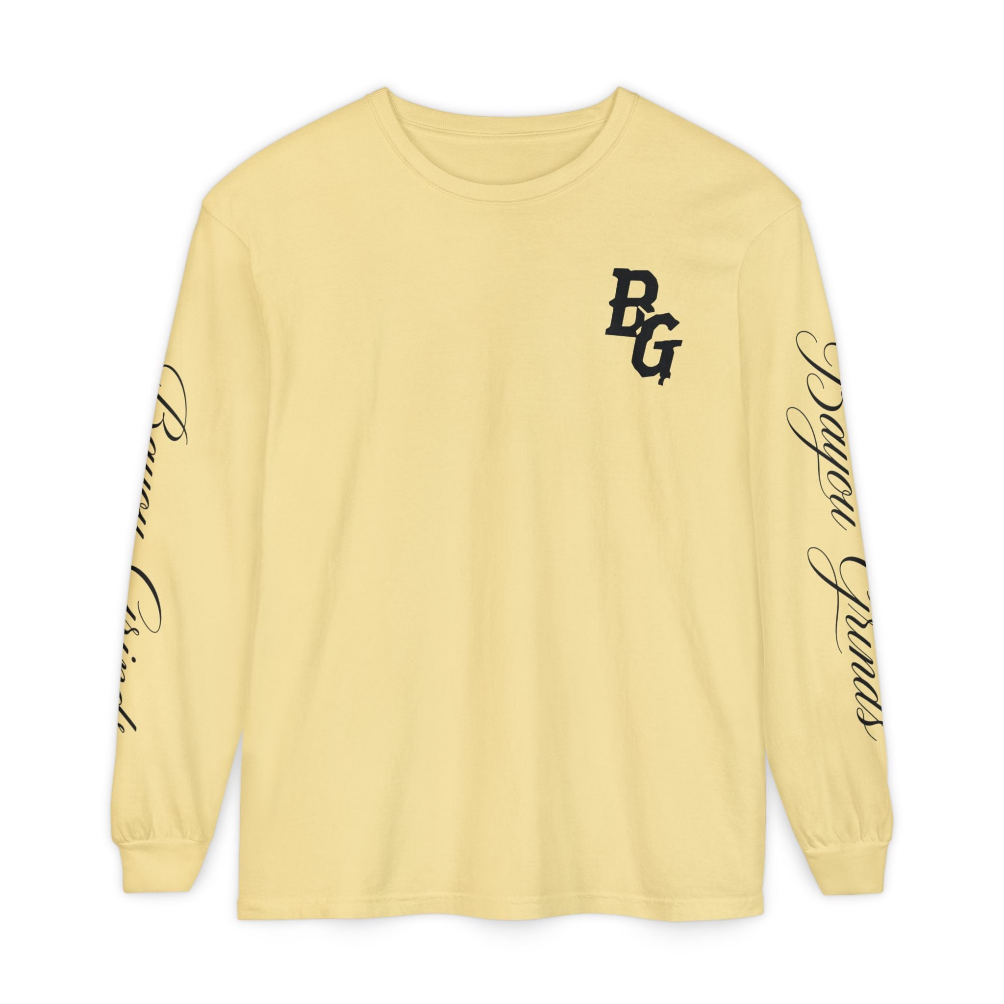 Unisex Garment-dyed Long Sleeve T-Shirt