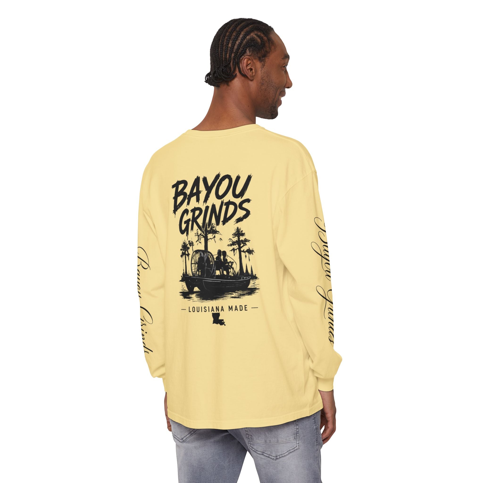 Unisex Garment-dyed Long Sleeve T-Shirt